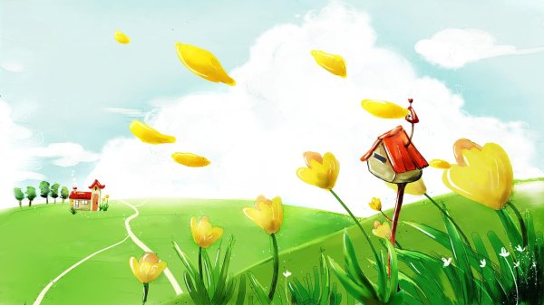 лето мультяшный