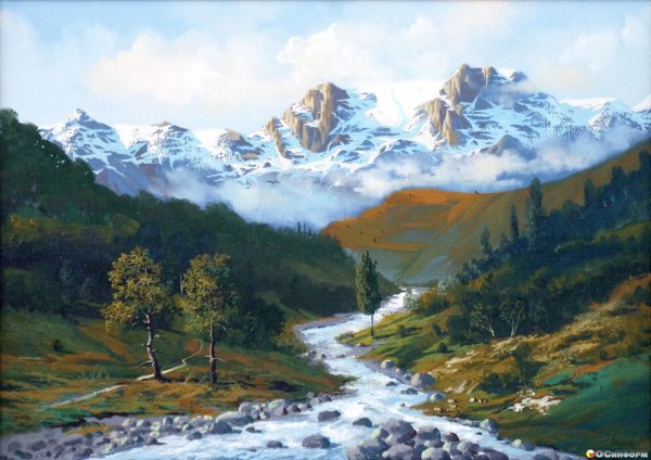 федоров владимир художник горы домбая