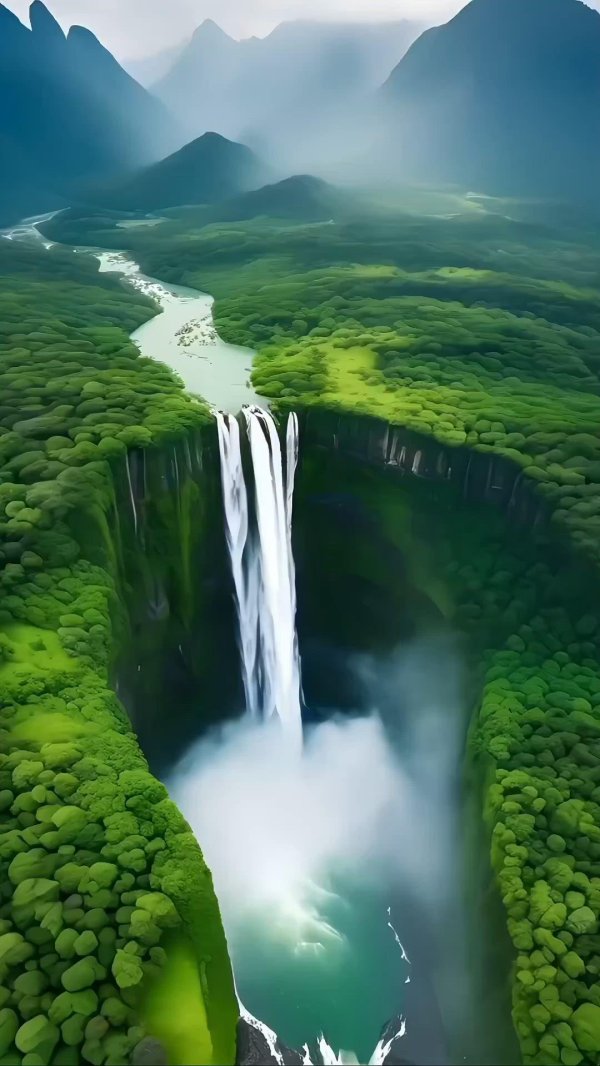 beautiful waterfall