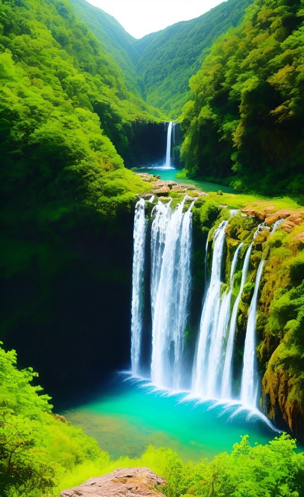 beautiful waterfall