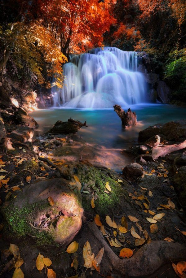beautiful waterfall