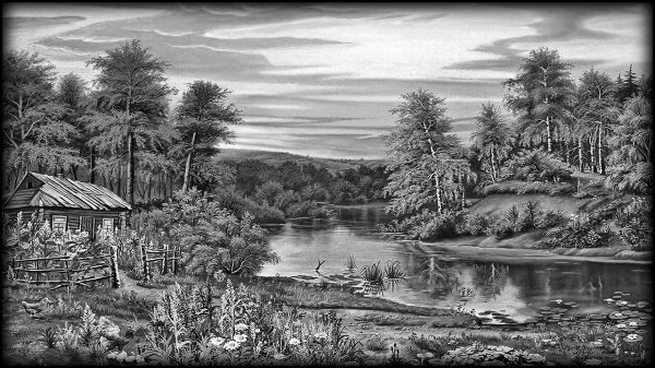 графический пейзаж