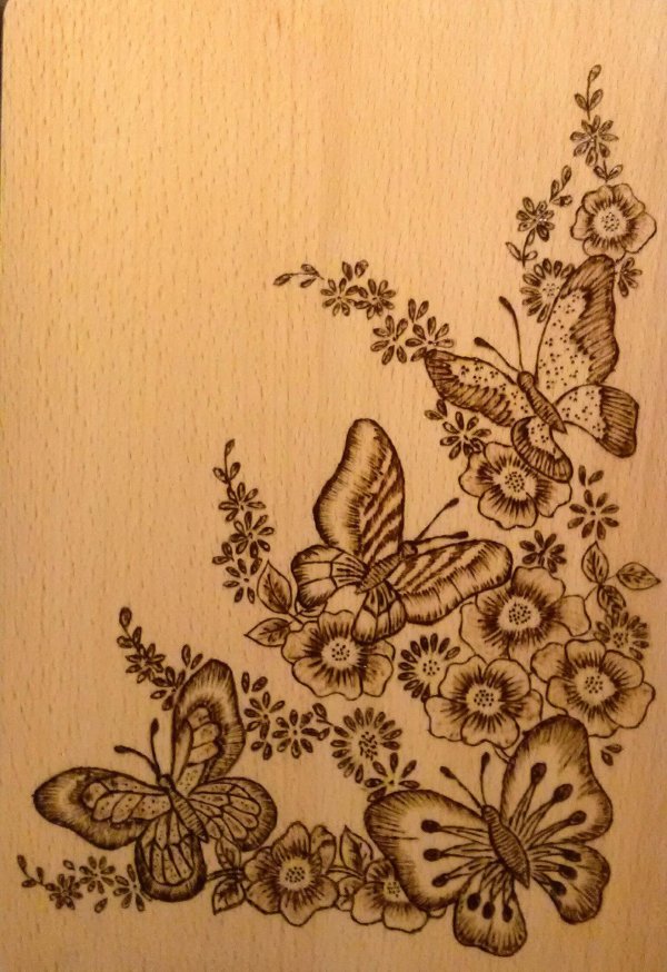 маркетри бабочки