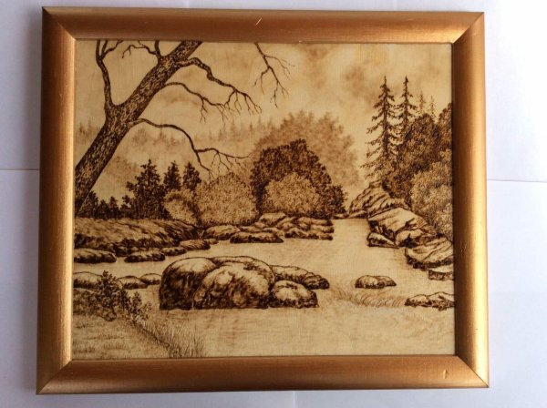 выжигание по дереву