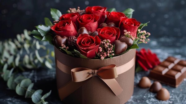 цветы и конфеты