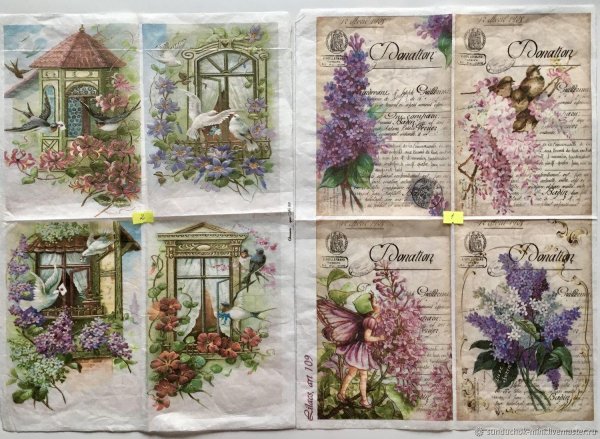 декупажная карта