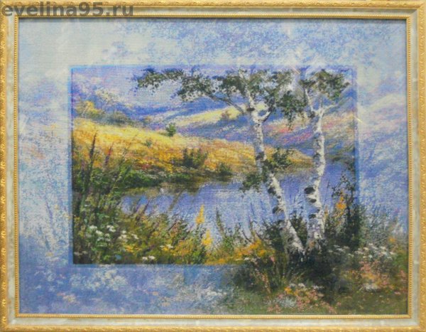 гобелен березовая роща