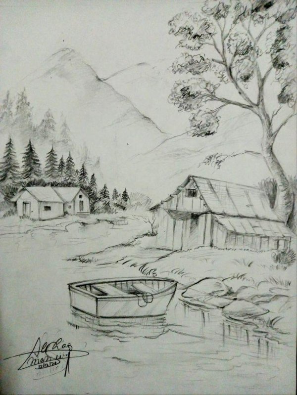 графические пейзажи