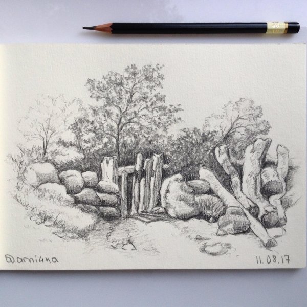 графические пейзажи