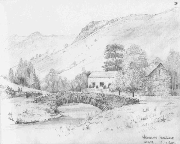 наброски пейзажа