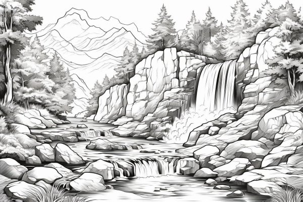 landscape drawing ideas