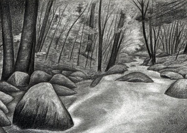 пейзаж набросок