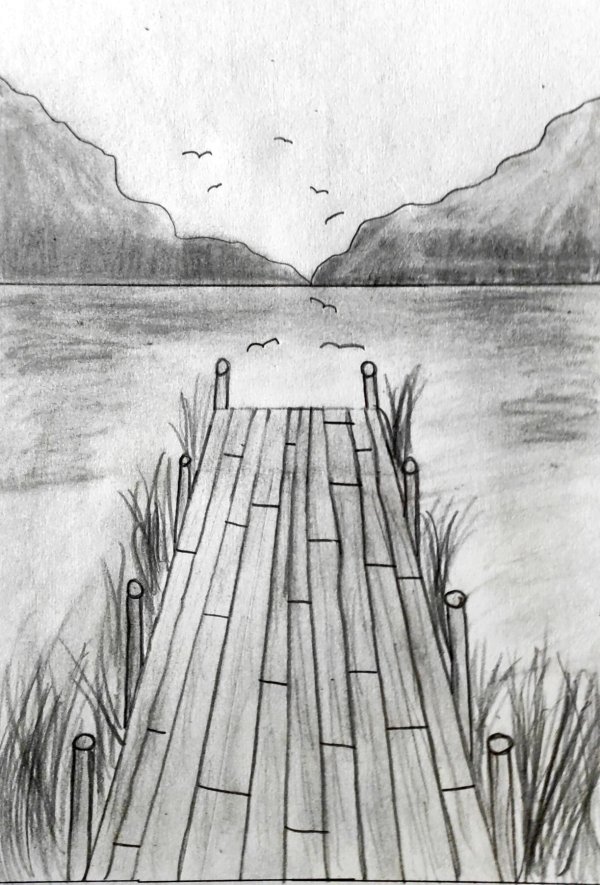 пейзажи рисунки