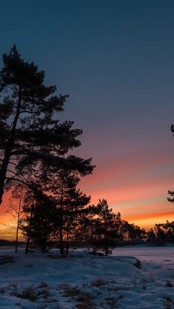зимние закаты