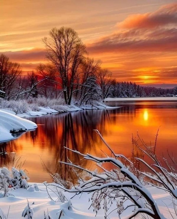 природа зимняя