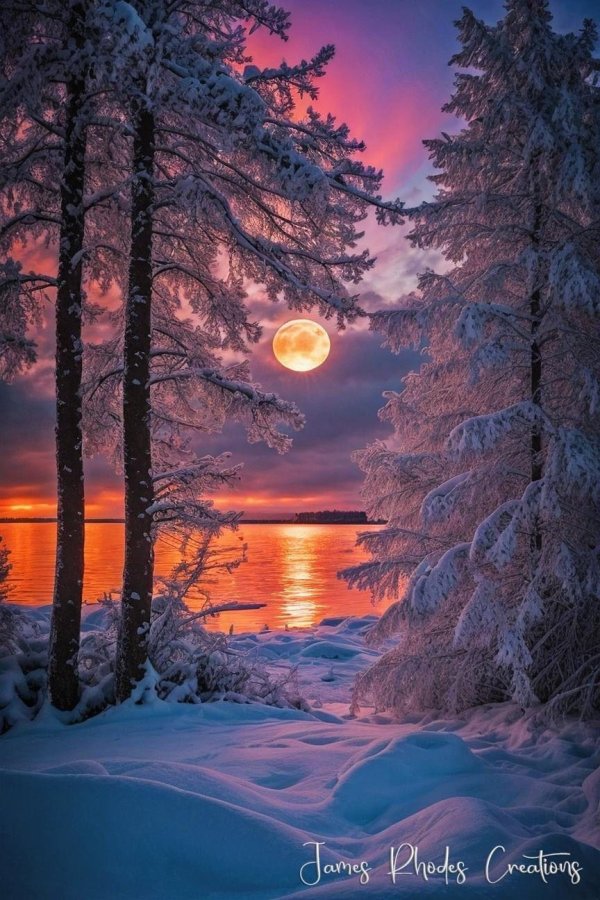 природа зимняя