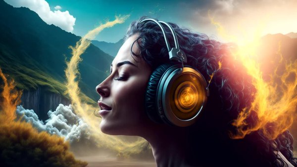 под музыкой