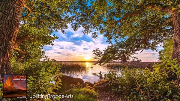 закат на природе