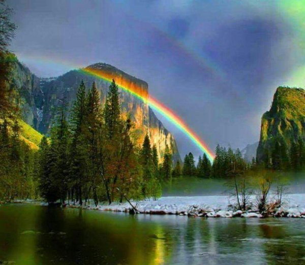 природное явление тройная радуга