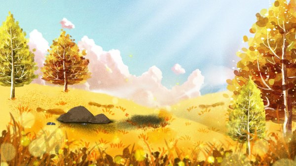 мультяшные пейзажи