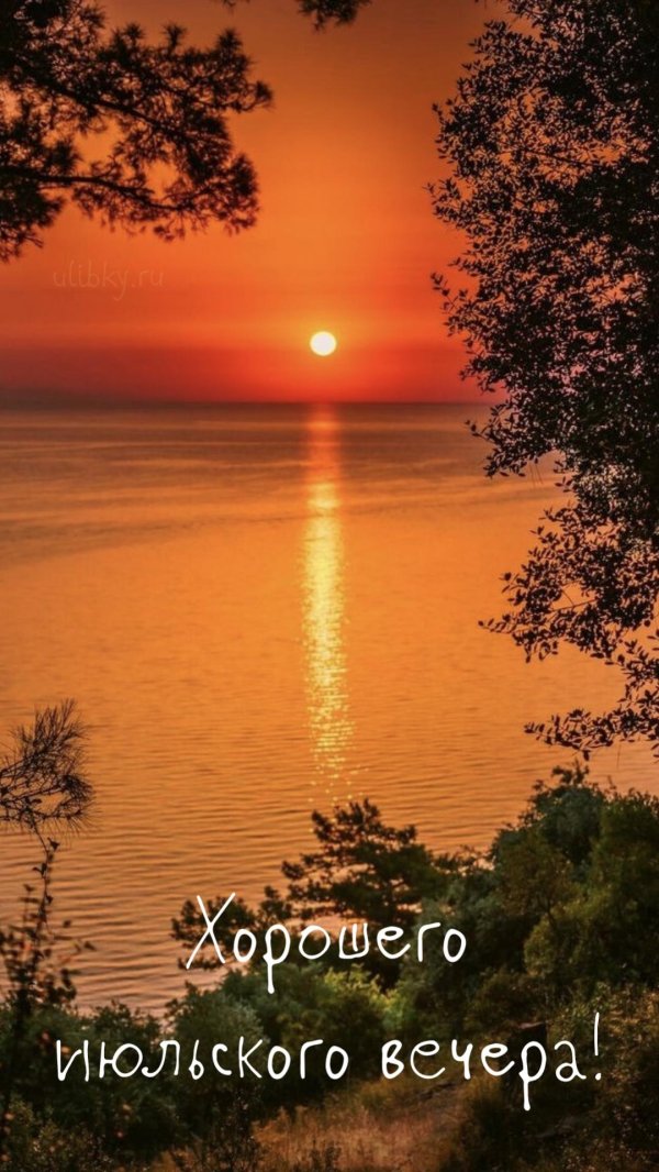 доброго июльского вечера