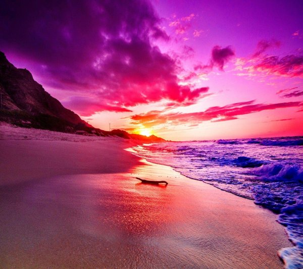 фиолетовые закаты