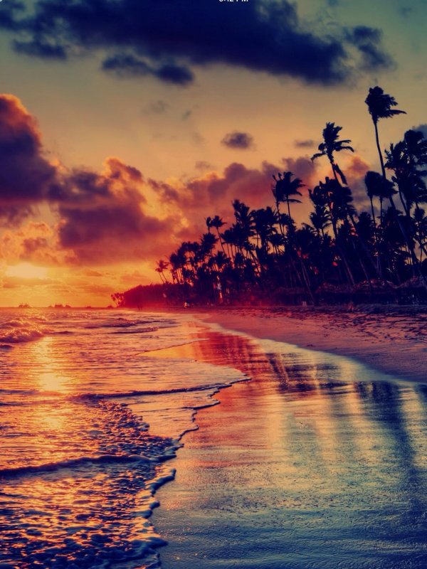 закаты пейзажи