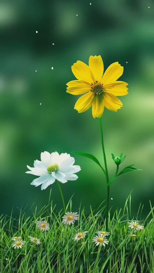 цветочные фоны