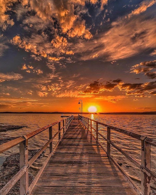 закат красивый