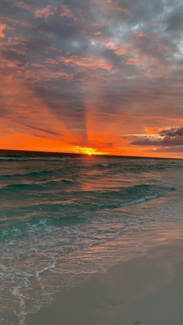 океан пляж закат