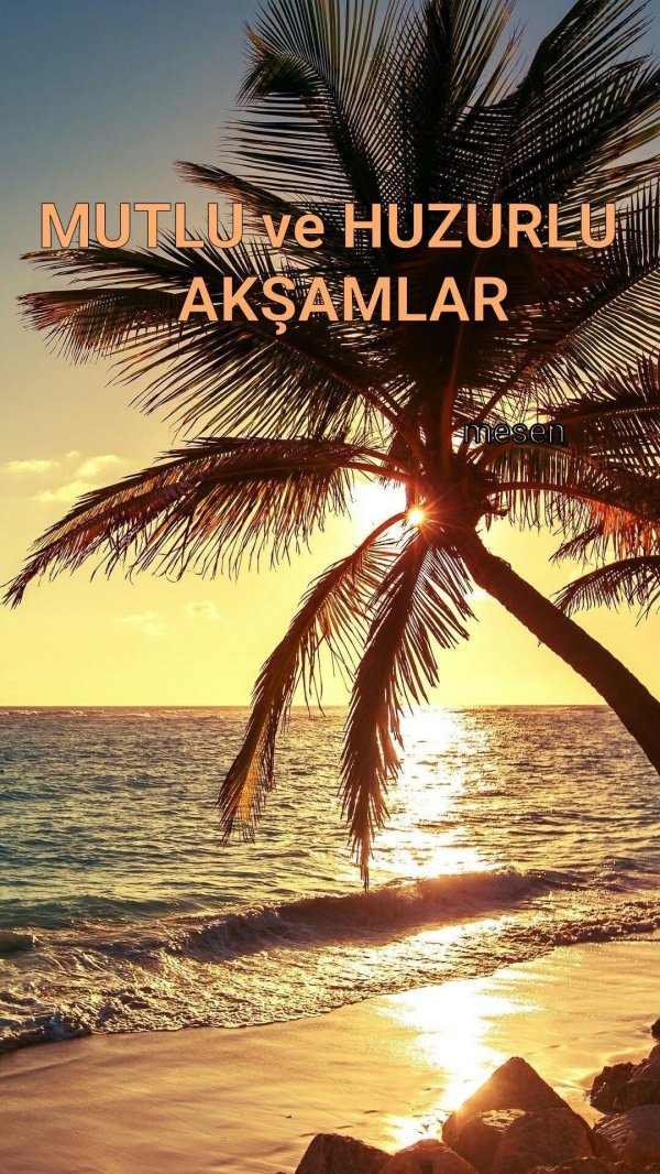 hayırlı akşamlar