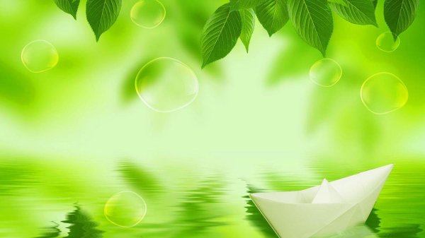 зеленая природа