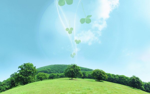 зеленая природа