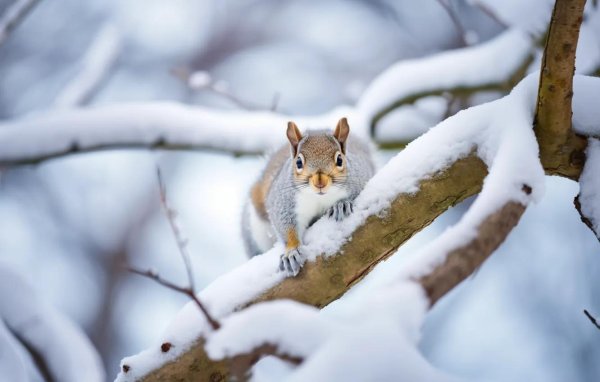 зимние звери