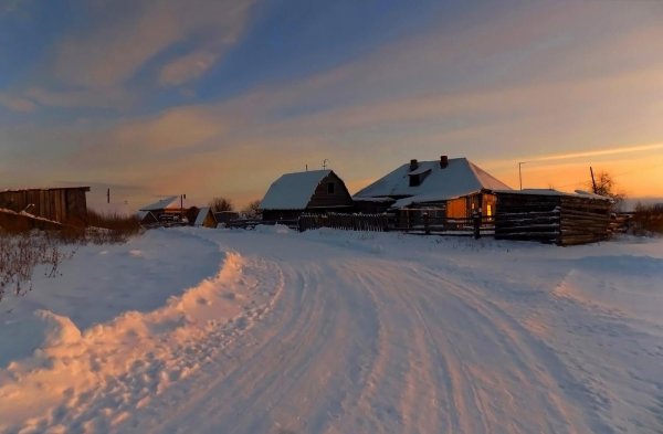 алтай берендеева деревня зимой