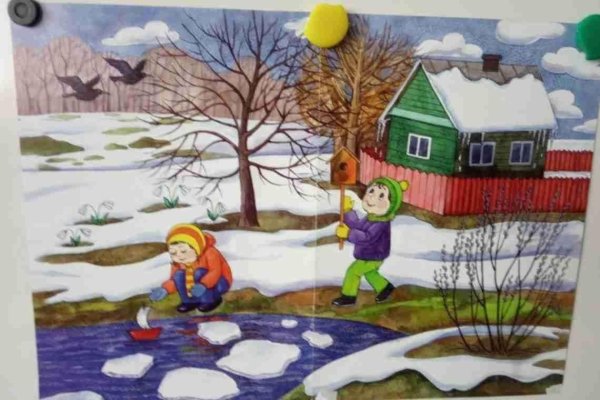 ранняя весна для дошкольников