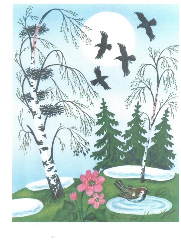 весна рисунки