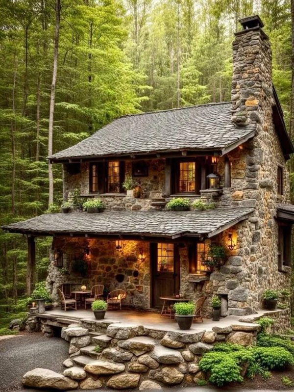 каменные дома