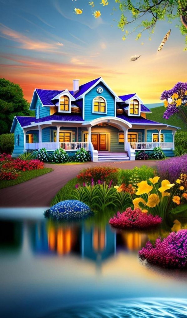 картины домов