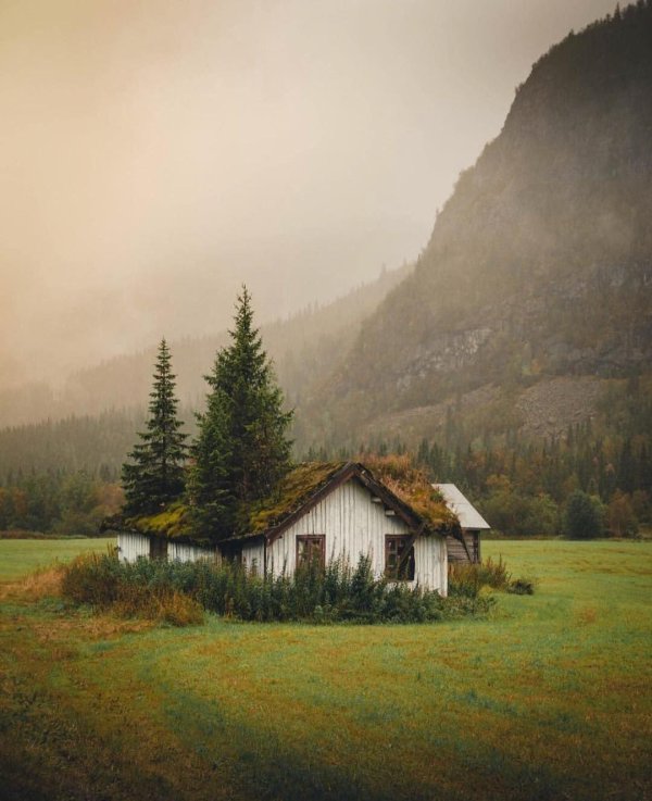 норвегия деревня гаупна