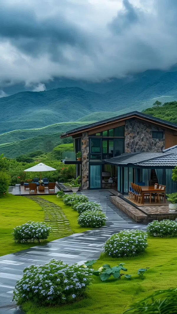 modern house exterior