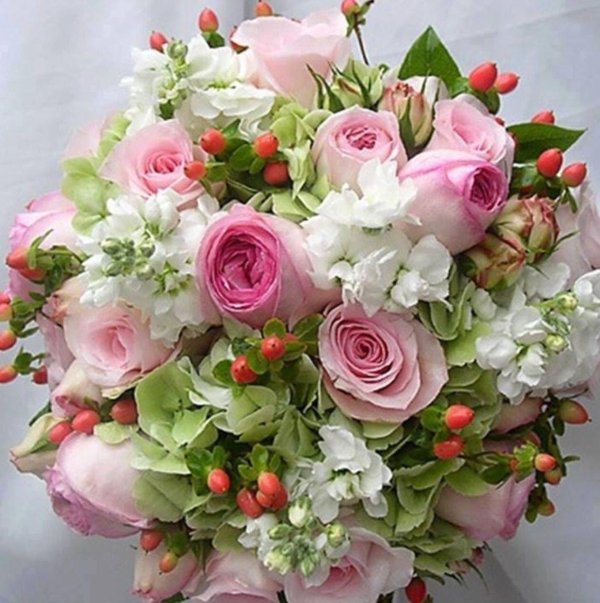 свадебные букет