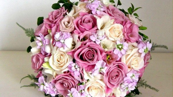 розовые букеты