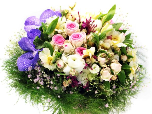 роскошные букеты цветов