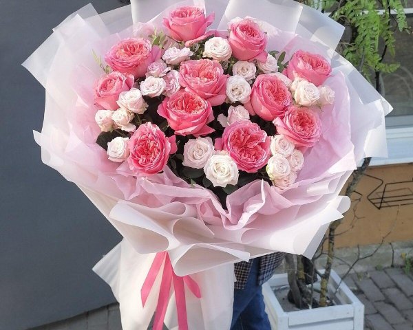 нежные букеты цветов