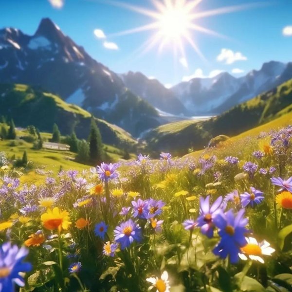 летние пейзажи