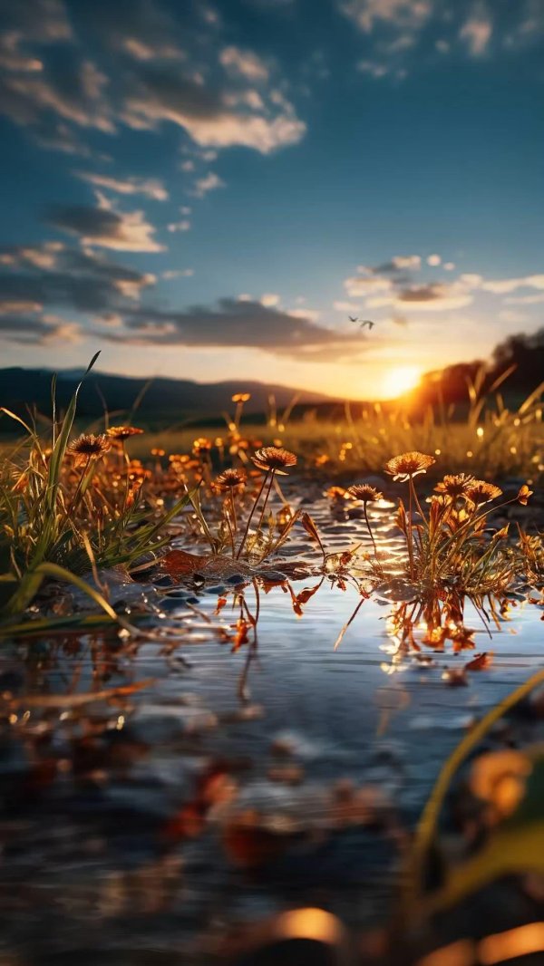 закат красивый