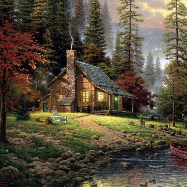 томас кинкаде его картины