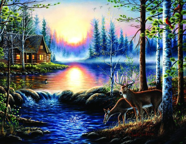 природа картина