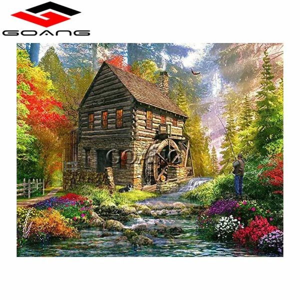 пазл castorland водяная мельница